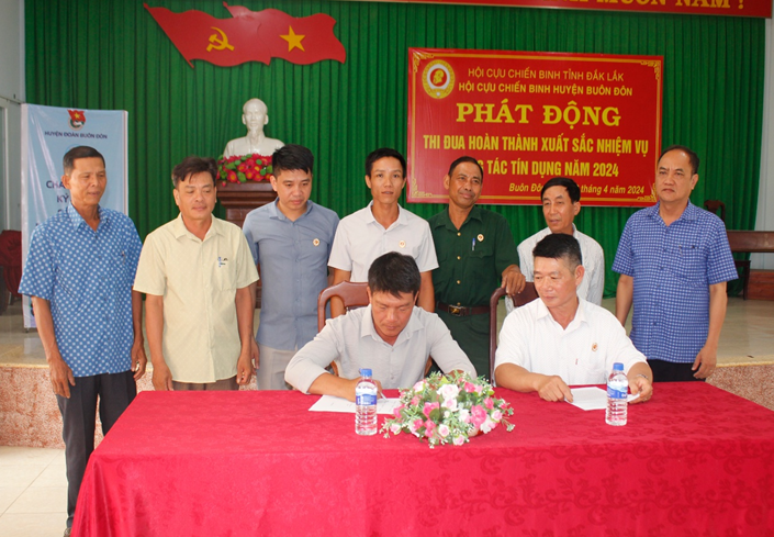Hội CCB huyện Buôn Đôn thi đua hoàn thành xuất sắc nhiệm vụ tín dụng chính sách xã hội năm 2024